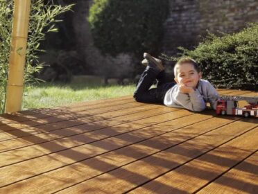 Terrasse composite Brooklyn Fiberdeck (pose)