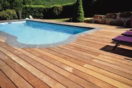 Terrasse en bois avec plots Jouplast (pose)